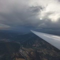 Flugwegposition um 16:58:39: Aufgenommen in der Nähe von Département Hautes-Alpes, Frankreich in 2300 Meter